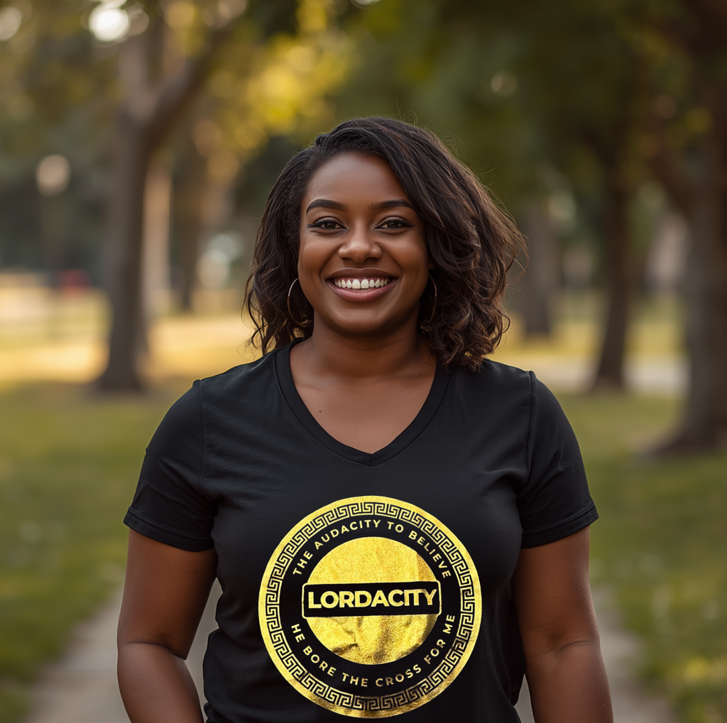 He Bore the Cross for Me – Gold Edition Tee
